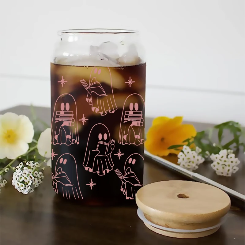 Cartoon Back To School Uv Dtf Cup Wrap Iron On Transfer Stickers For Glass Cup 16oz Decoration D29122
