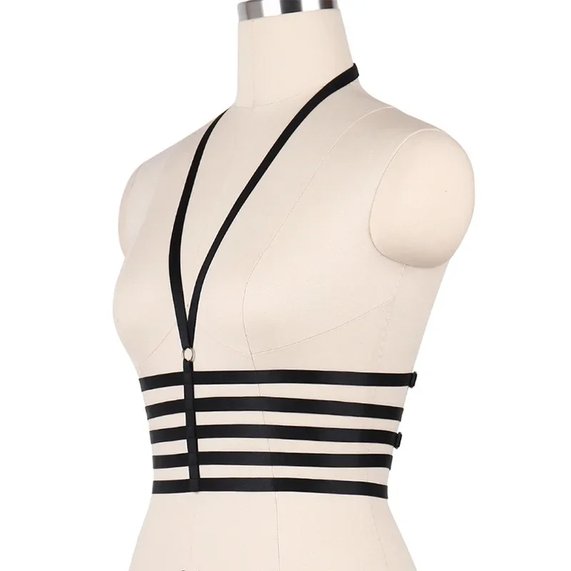Bamboo like Clothing Seamless Hanging Neck Beautiful Back Elastic Waist Hollow out Breast Line Bra O0092 Special Use Underwear