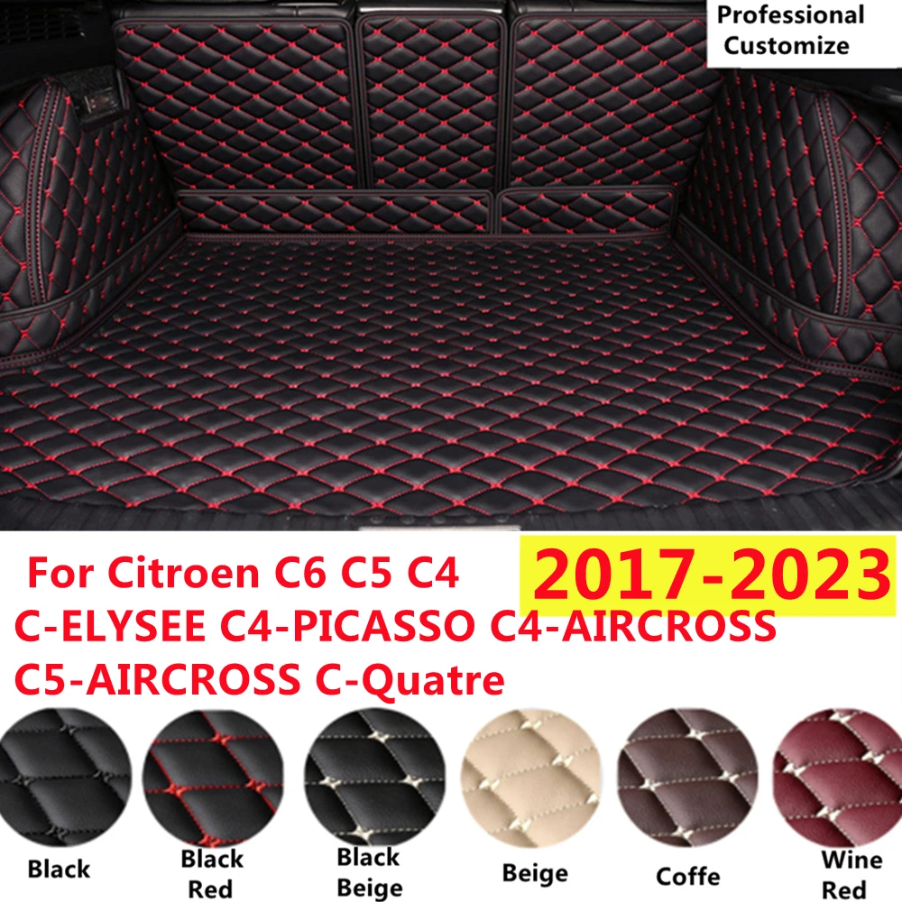 

Автомобильный коврик для багажника SJ XPE, подходит для Citroen C4-C-Quatre C5-AIRCROSS C4-AIRCROSS C4-PICASSO C6 C5, автомобильные фитинги, задний багажник