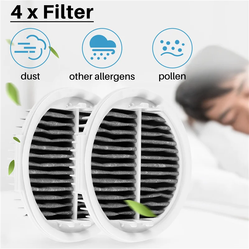 

4Pcs Hepa Filter For Xiaomi Roidmi Wireless F8 Smart Handheld Vacuum Cleaner Replacement Efficient Hepa Filters Parts Xcqlx01Rm