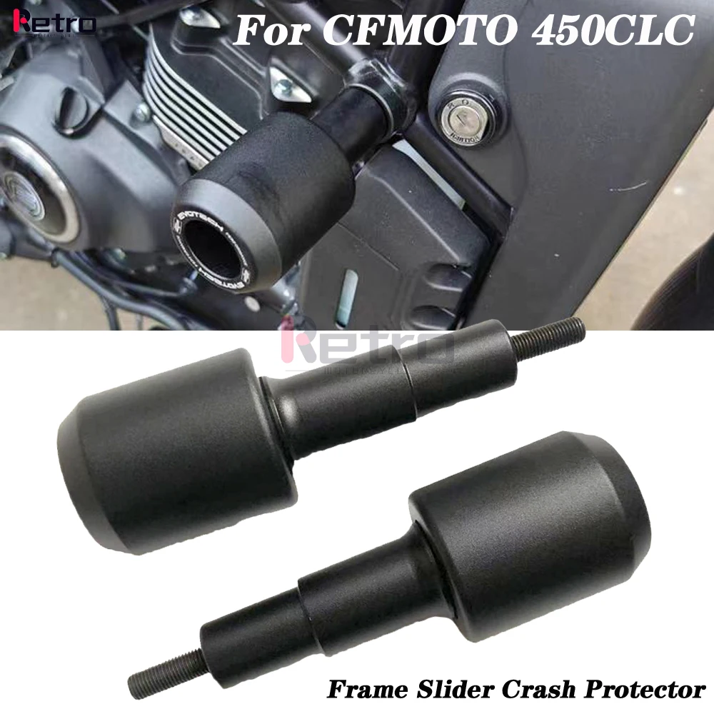 

For CFMOTO 450CLC Frame Slider Crash Protector For CF-MOTO 450 CLC CL-C 2023 2024 Motorcycle Engine Protection Pad Fairing Guard