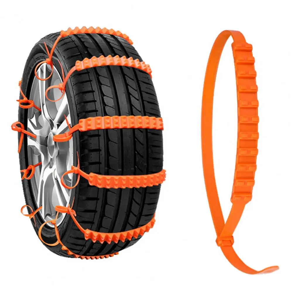 10/20/30/40Pcs Car Tire Snow Chains Winter Tire Wheels Chain Reusable Anti-Slip Versatile Snow Chains for Versatile