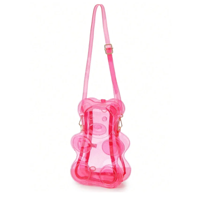 2024 New Latest PVC Backpack Bear Shaped Jelly Purse For Lovely Girls 2