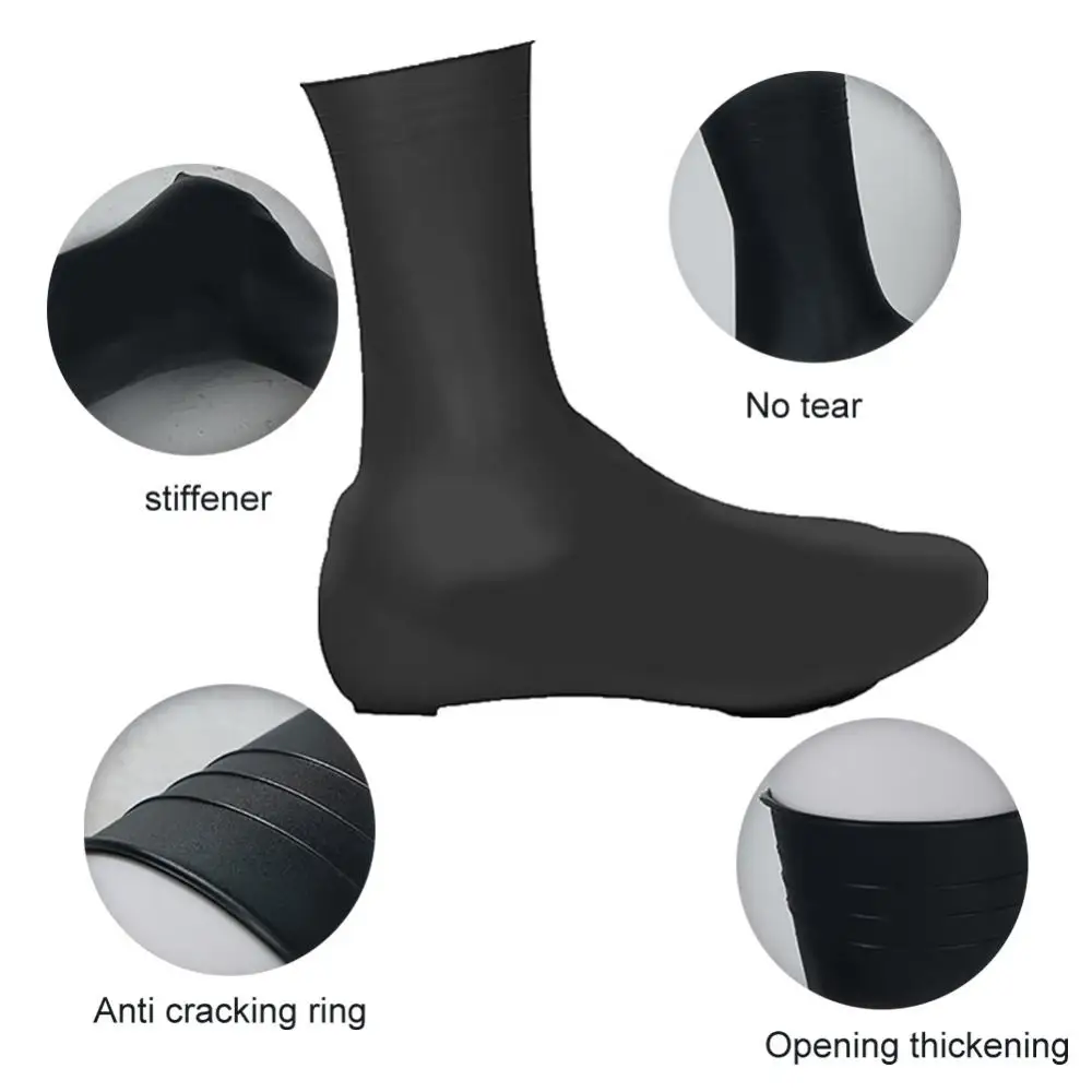 Silicone Cycling Lock Shoes Covers Bicycle Overshoes Protector Bicycle Accessories Outdoor bicycle shoe covers