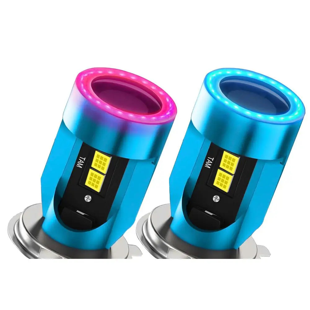 

H4 High Performance LED Work Light Headlight Bulb 12V-48V 4000LM 6000K White High-Beam Low-Beam Replacement Bulb