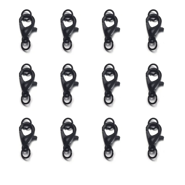50Pcs Lobster Clasps Hooks with 100Pcs Jump Rings End Clasps Bracelet Necklace Connectors for DIY Jewelry Making Supplies - Image 6