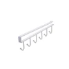 New Kitchen Shelf Rack Storage Clothes Hanging Organizer Cup Holder Glass Mug Holder 6 Hooks Storage Rack Kitchen Accessories 6