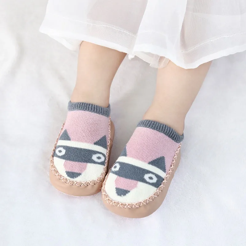 Newborn Baby Socks with Rubber Soles Infant Baby Girls Boys Autumn Spring Children Floor Socks Shoes Anti Slip Soft Sole Sock