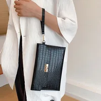 Fashion Women Stone Pattern Handbag And Purse PU Leather Wedding Party Evening Bag Lady Wristlet Clutch Bag Female Envelope Bag - Image 3