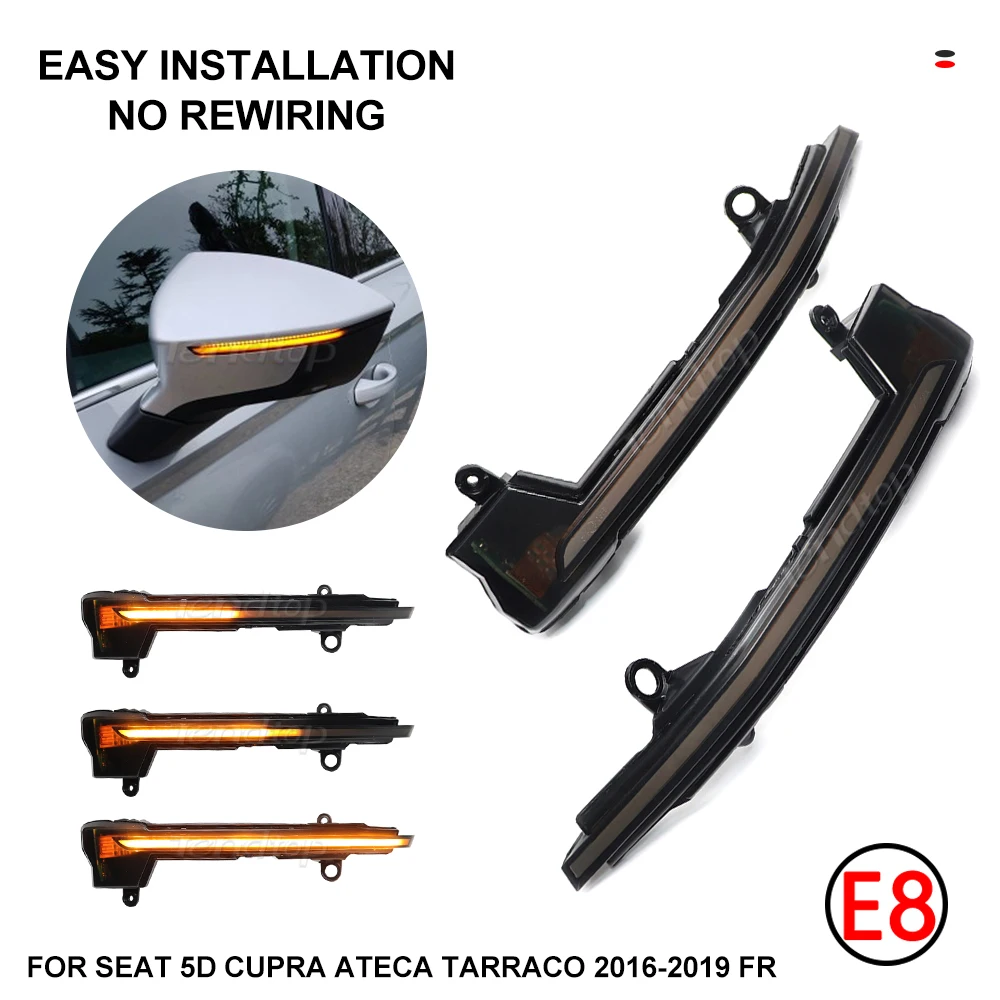 Dynamic Led Blinker For Seat Ateca Cupra 5D 2016 2017 2018 2019 2020 Fr Xcellence Sequential Turn Signal Light Indicator Lamp