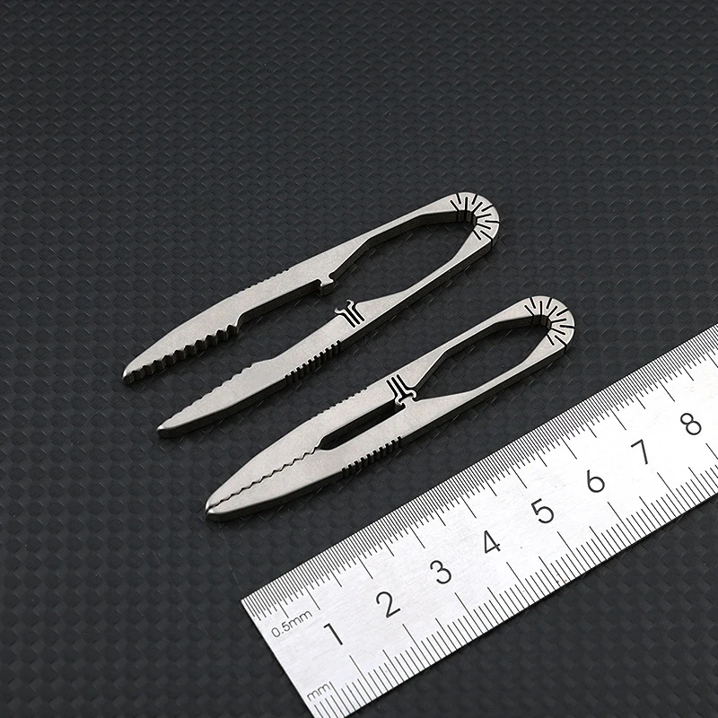 Compact Titanium Alloy Tweezers - Portable EDC Pocket Tool