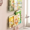 Acrylic Picture Book Display Stand Bookshelf Children's Wall Behind the Door Reading Magazine Storage Wall Hanging Bookshelf 3