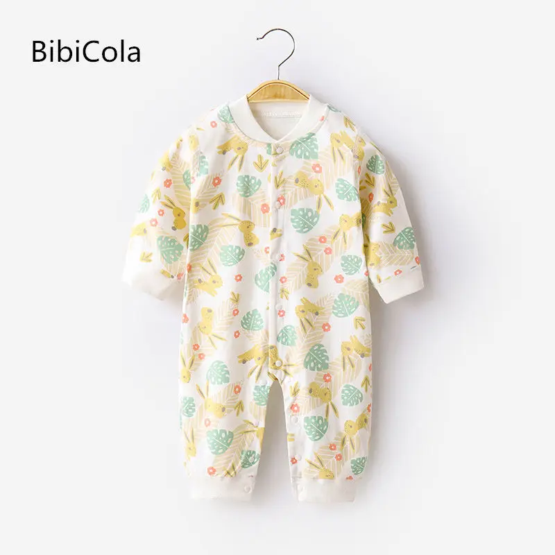 

Baby one-piece clothes spring and autumn pure cotton newborn pajamas girls baby autumn rompers long-sleeved romper