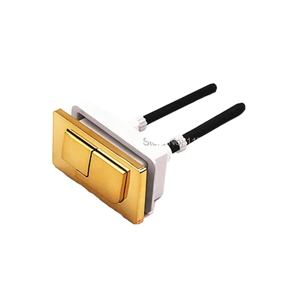 8.3X4.4cm Rectangular Toilet double push button,Toilet seats water tank ceramics cover Flush switch push button,J17344