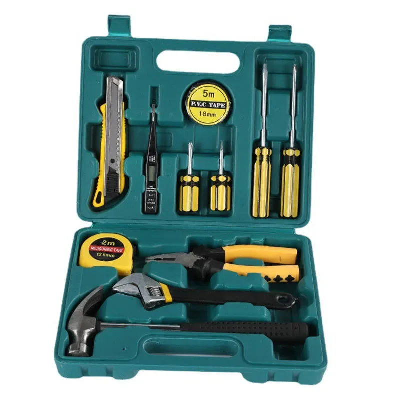 

Hardware Tools 12-Piece Portable Vehicle-Mounted Emergency Toolbox Set Screwdriver Combination Tools