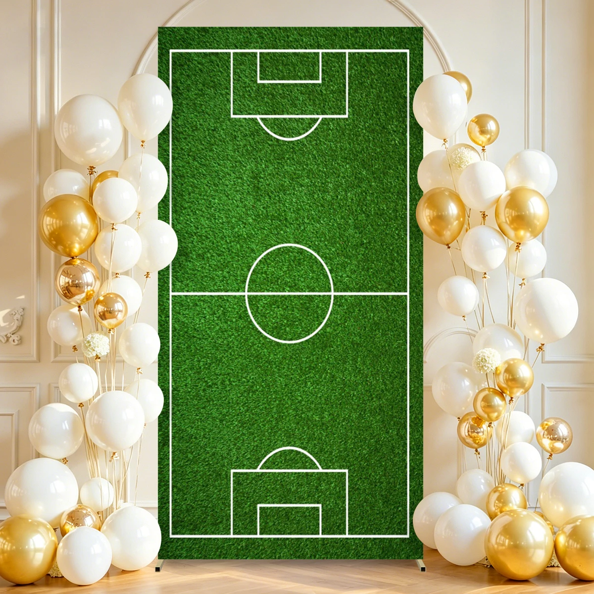 직사각형 배경 커버 축구장 어린이 축구 생일 파티 장식 베이비 샤워 소년 어린이 사진 배경 소품