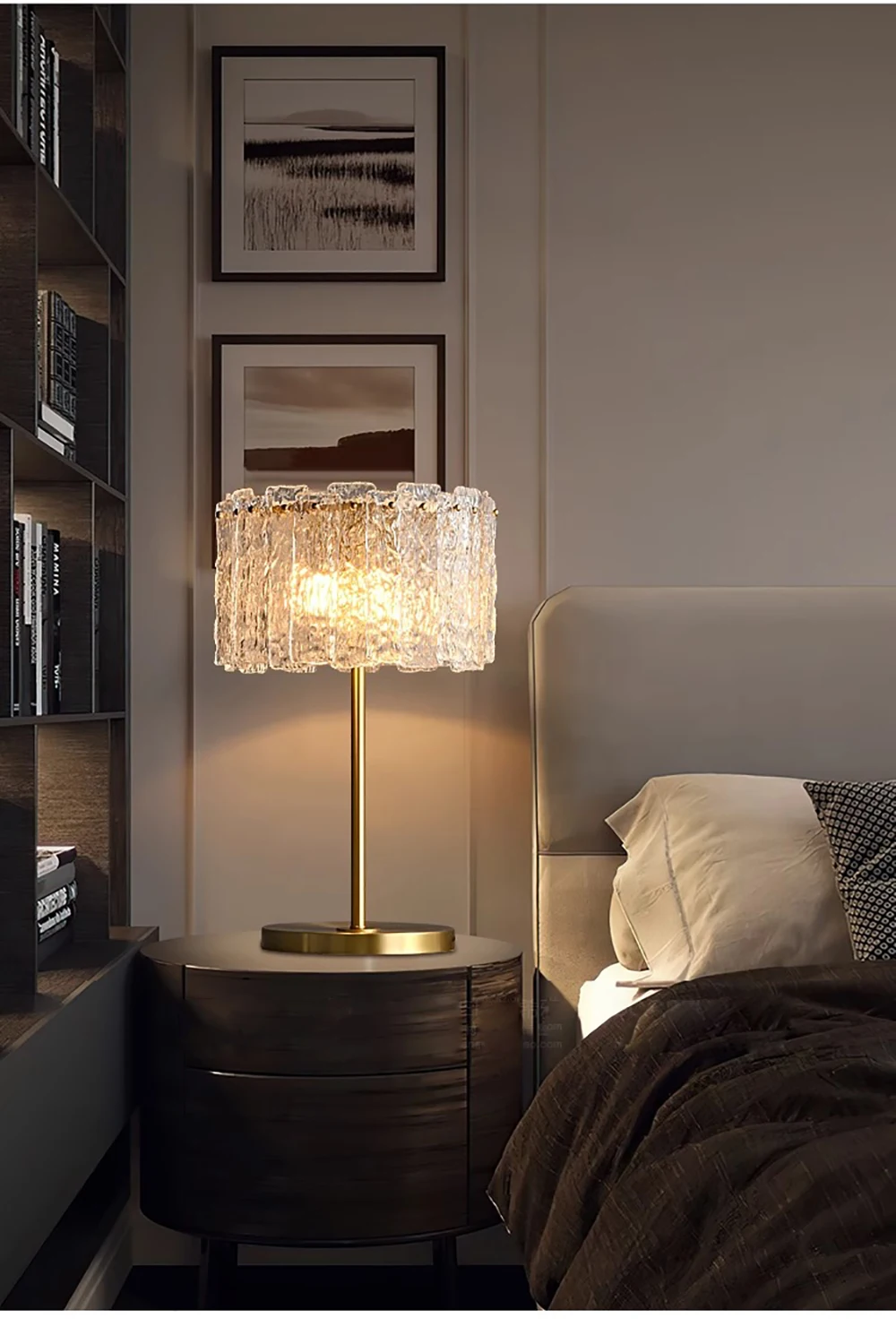 Matériaux nobles en verre et cuivre