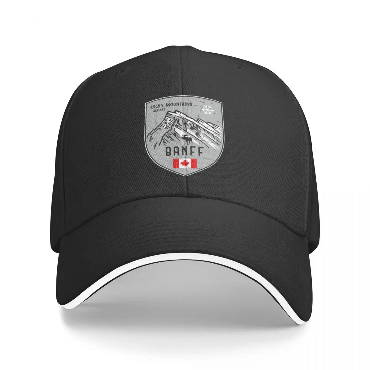 

New Banff Canada Emblem Baseball Cap Golf Hat Bobble Hat Military Cap Man Men's Cap Women's