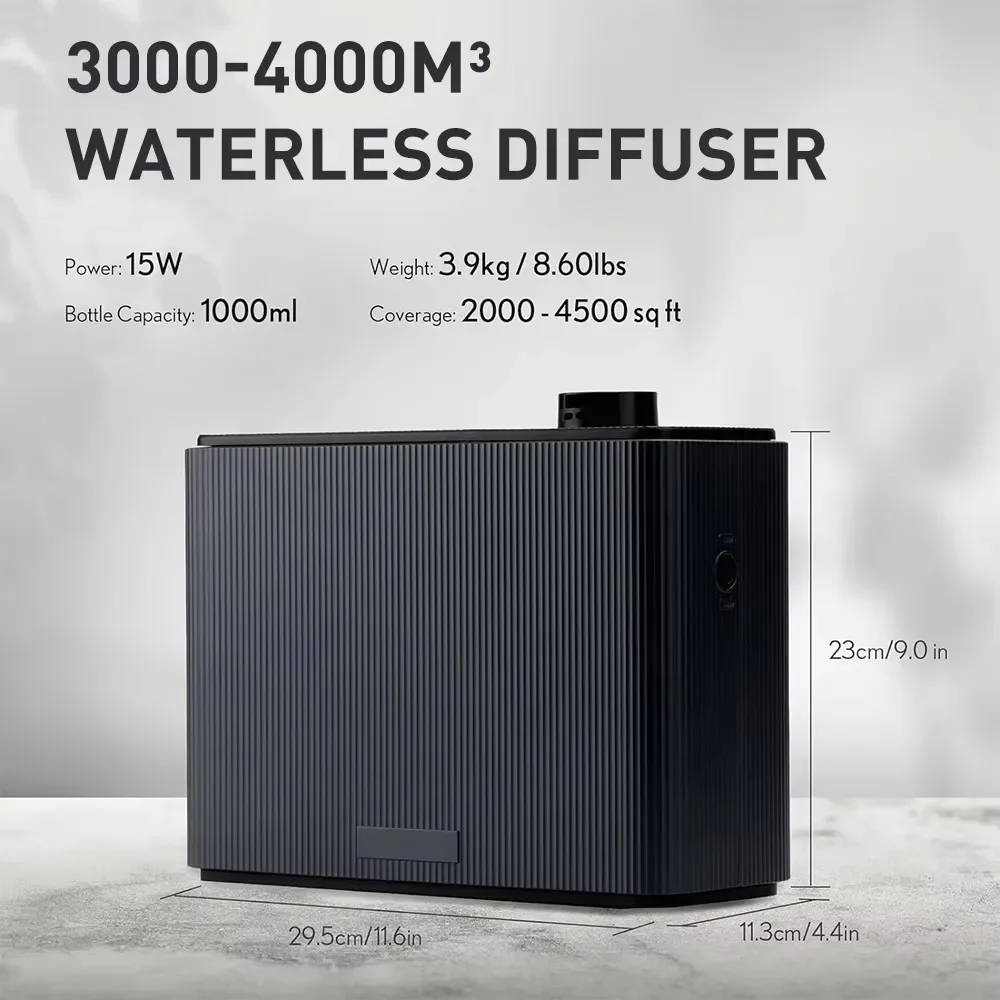Smart Scent Air Machine For Home Hotel Spa HVAC Aroma Diffuser Cover Up to 4000m³ Black 1000ML Fragrance Diffuser WIFI Bluetooth 2