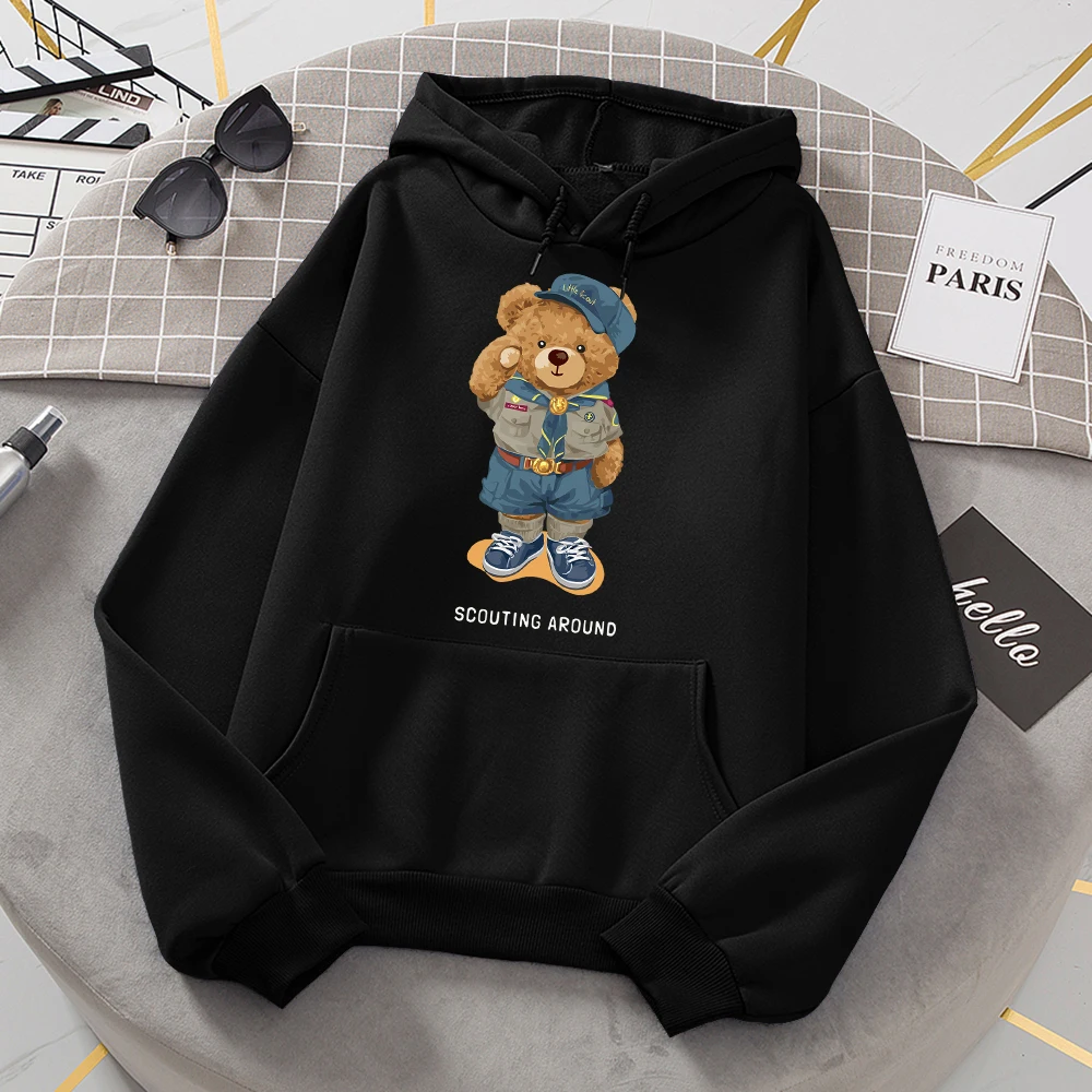 Фото Толстовка женская с капюшоном в стиле хип-хоп, размеры s-xxl №4