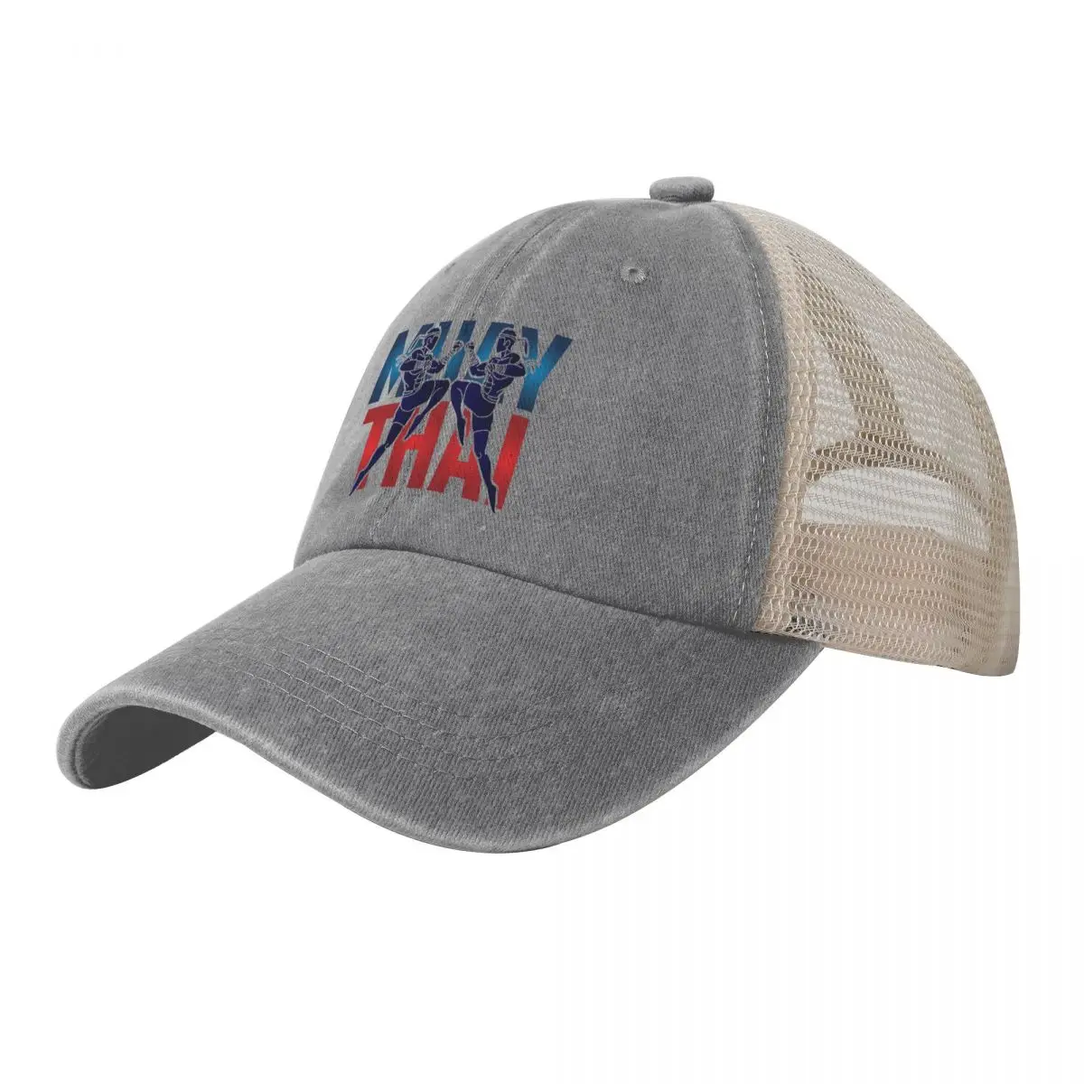 

Fashion Unisex Muay Thai Cowboy Mesh Baseball Cap