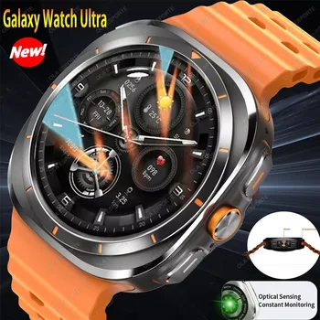 For Samsung Galaxy Watch 7 Ultra Smart Watch 49mm Sports Man Bluetooth Calls Heart Rate Monitor Galaxy 6 Upgraded Smartwatch Men