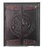 Modern Style Carved Cast Aluminum Explosion Proof Armored Security Doors 1