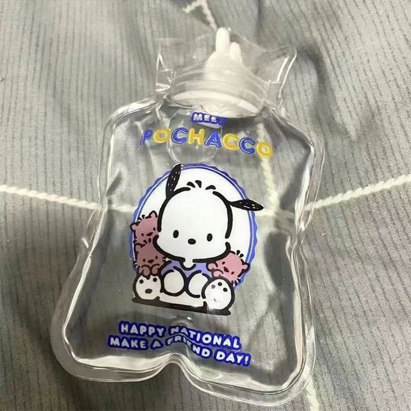 

Хелло Китти поскако аниме кавайная Sanrio прозрачная сумка для горячей воды милые Мультяшные нагреватели для рук Kuromi прекрасные игрушки для детей