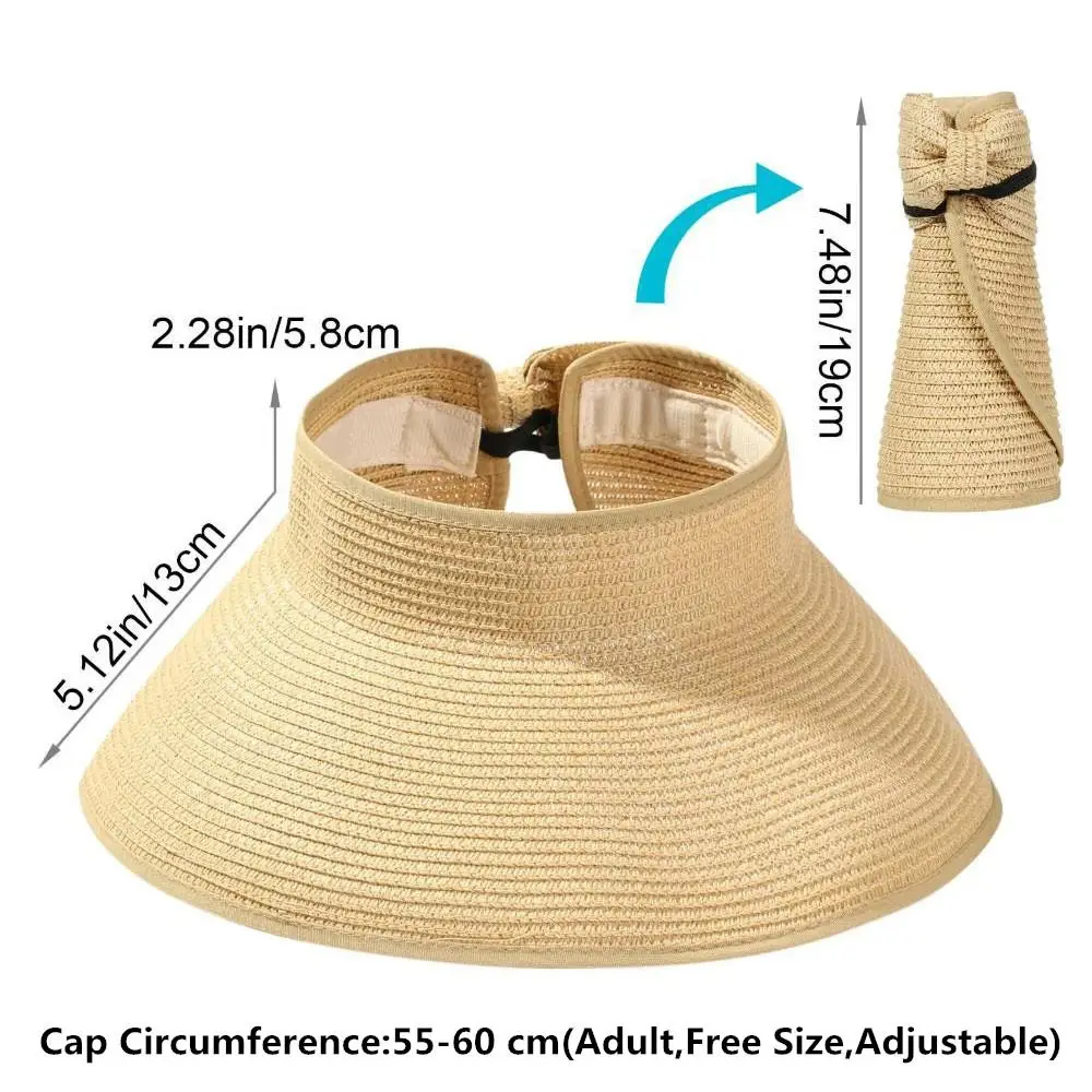 10 Pcs Cappelli Con Visiera Parasole Per Cappello Larga Da - Foto 10