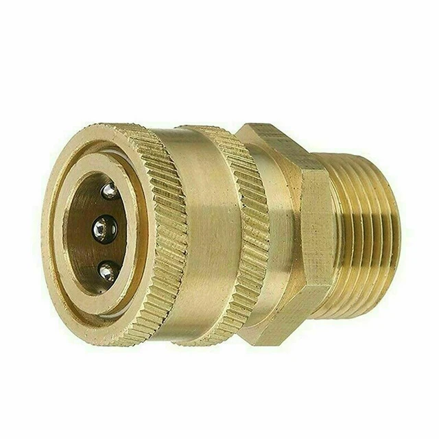 2Db Nyomásmosó Adapter M22 14 Mm 15 -Es Forgatás - 3/8 Hüvelykes Gyors Csatlakozó Elektromos Nyomású Alátétek - Image 3
