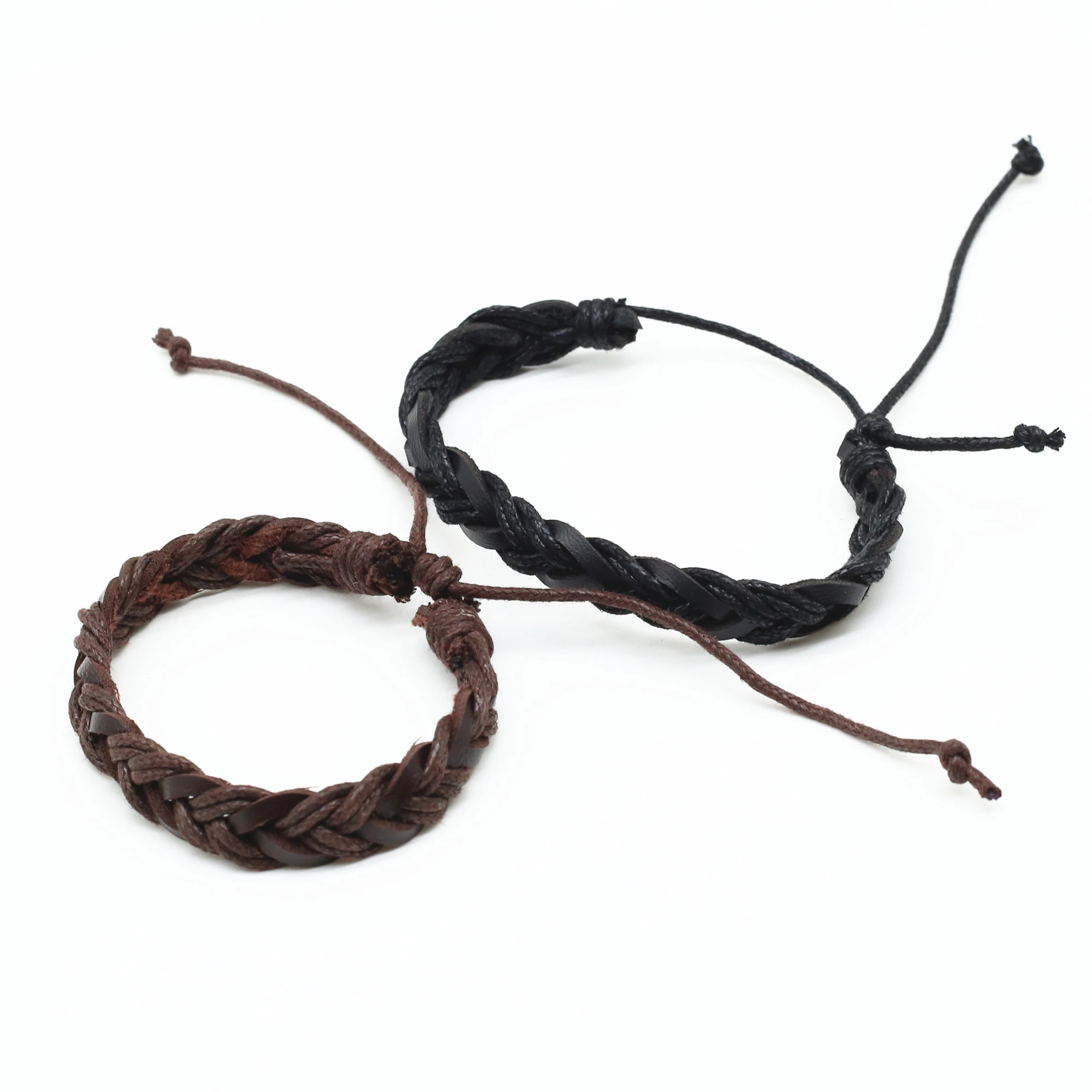 WESTBULL 남자 팔찌 블랙 브라운 가죽 꼰 캐주얼 팔찌 여성 랩 팔찌 Boho Homme 남성 쥬얼리