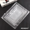TETP 10pcs A5/A6/A7 Plastic Zipper Bags Pockets DIY Hand Account Collect Storage For Ring Notebook Binder Thicken Resealable 1