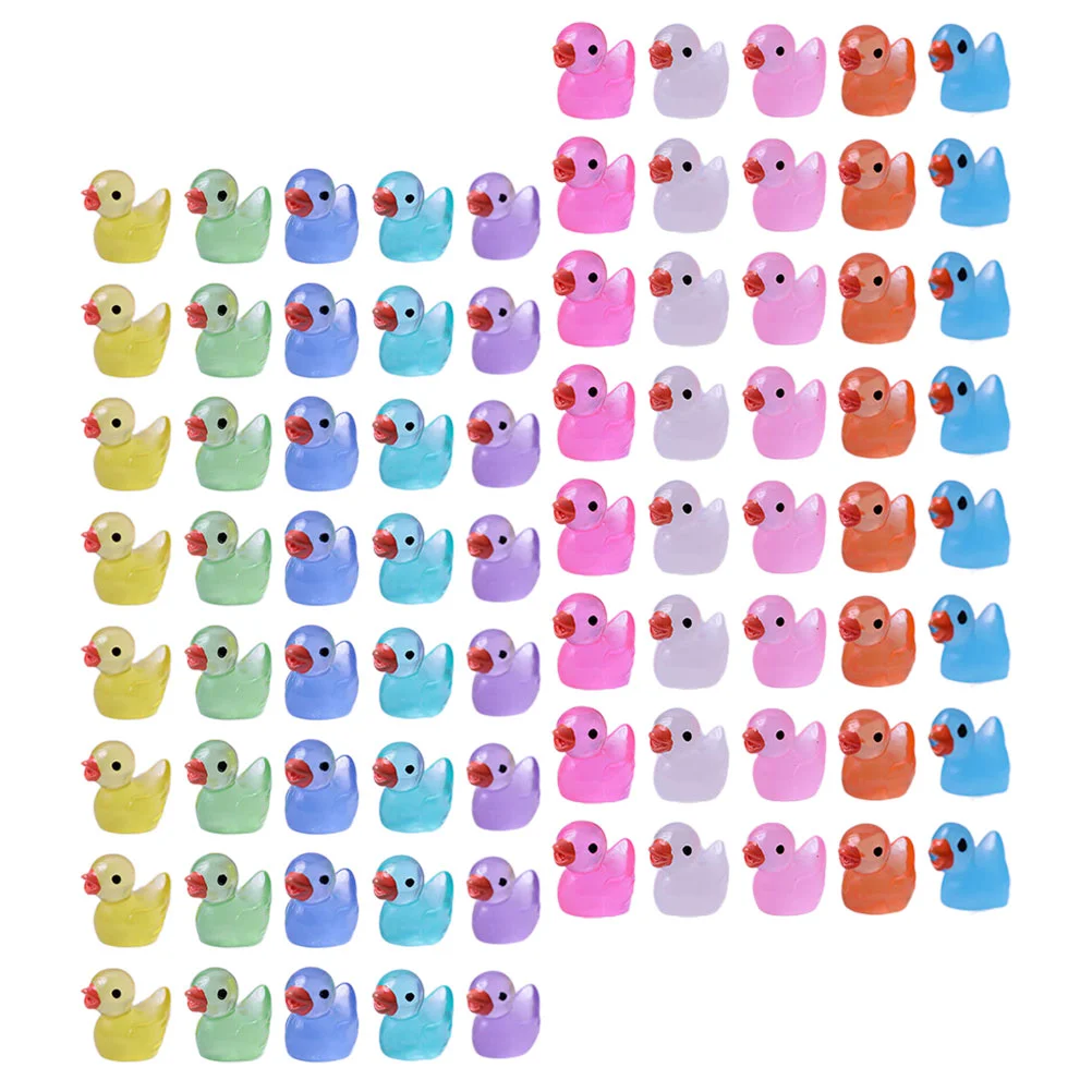 

Miniature Ducks Figurines Micro Landscape Bathroom Decorations Micro-landscape Decors