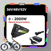 Batterie Triangle Ebike 48V 25AH 52v batterie électrique Triangle Lithium ion batterie haute capacité pour moteur 1800W 1500W 1000W 1