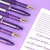 High Quality Purple Ink Gel Pens - Smooth Writing , 0 . 7mm, LargCapacity-Ldeal For Office And School Supplies- 3 / 6 / 12pcs 6