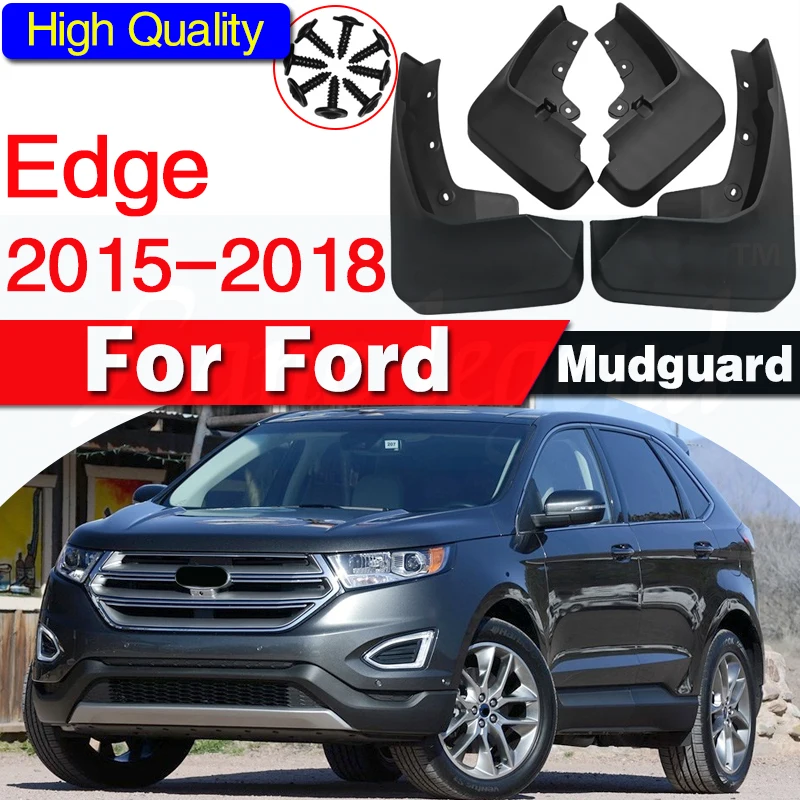 

4 PCS FOR Ford EDGE 2015-2018 Mudflap splash Guard Fenders Mudguard Mud flaps Mudguards Fender car accessories auto styline