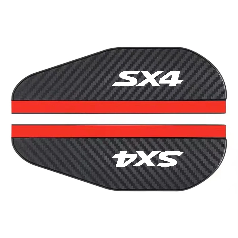 Rearview Mirror Rain Shield Rearview Mirror Rain Eyebrow Rearview Mirror Rain Guard 2Pcs Carbon Fiber Car Rearview Mirror Eyebrow Rain Cover for Suzuki SX4 Car Accessories