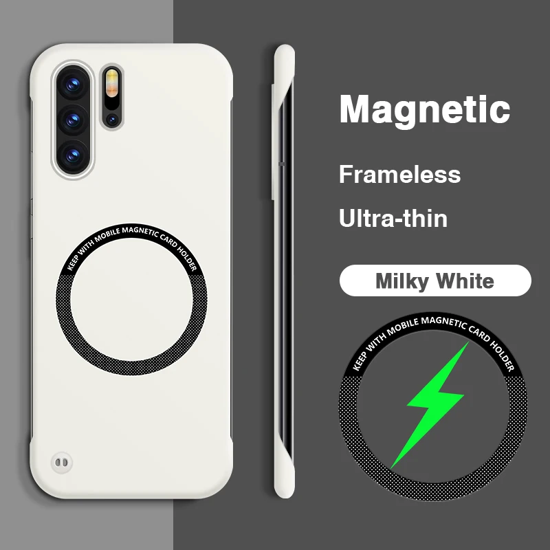 Luxurious Shockproof Magnetic Wireless Charging Phone Case - Slim Frameless Design