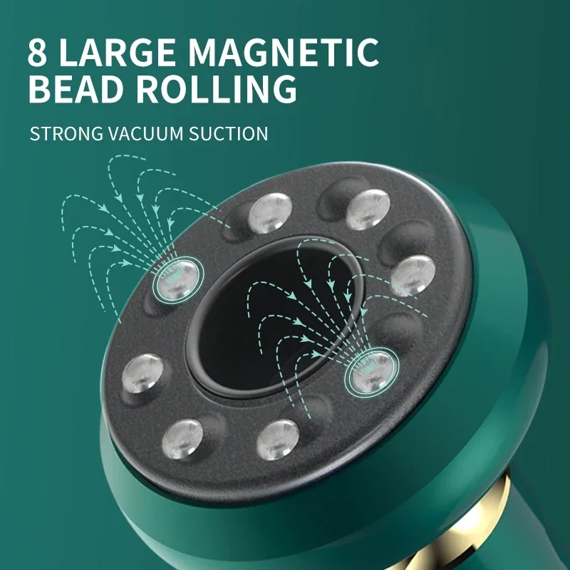 Intelligent Cupping Massager Negative Pressure Infrared Heating Wireless Scraping Apparatus Dredge Meridian Relax 6/12 Levels