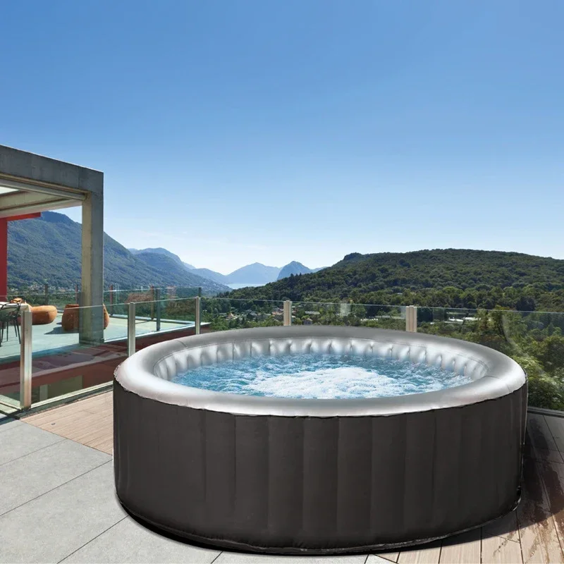 Portable Inflatable Hot Tub, Outdoor Pool, Free Standing, Foldable Swim Pool, Ice Bath, 2022 3