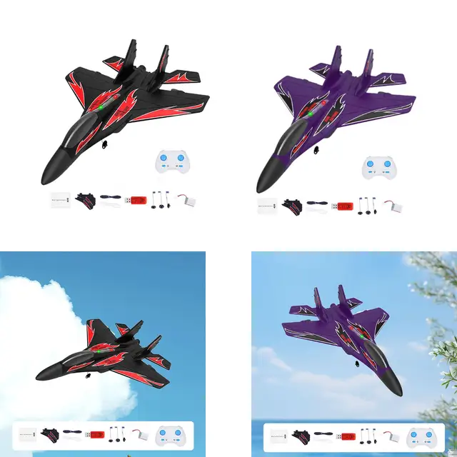 RC RC Airplane with Lights Features Easy to Control RC Drone Flying Toys for 3