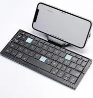 Jomaa Folding Keyboard Bluetooth Rechargeable Bluetooth Keyboard for Laptop iPad Phone Mini Portable Folding Keyboard - Image 3