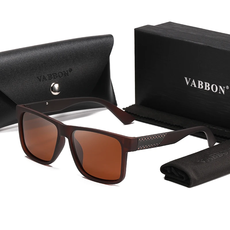 Men's Fashion Sports Car Sunglasses Square Full-frame Driving Polarizer 1058