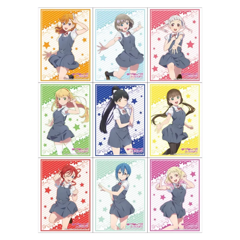 

75Pcs/Set 67*92mm Anime LoveLive Superstar Liella PTCG MTG DTCG WS Game Kawaii Girl Card Sleeve Collectibles Gift Toys