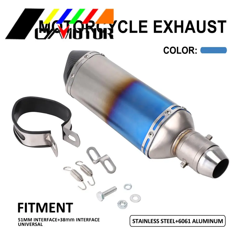 

Motorcycle Universal 55mm 33mm Interface Exhaust Modified Muffler Pipe Echappement For KTM YAMAHA KAWASAKI SUZUKI HONDA