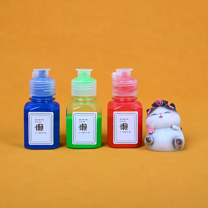 60ml/100ml Paint Mixing Square Bottle W/scale Transparent Empty Bottle Pigment Storage Container for Model Hobby DIY Tools model tools