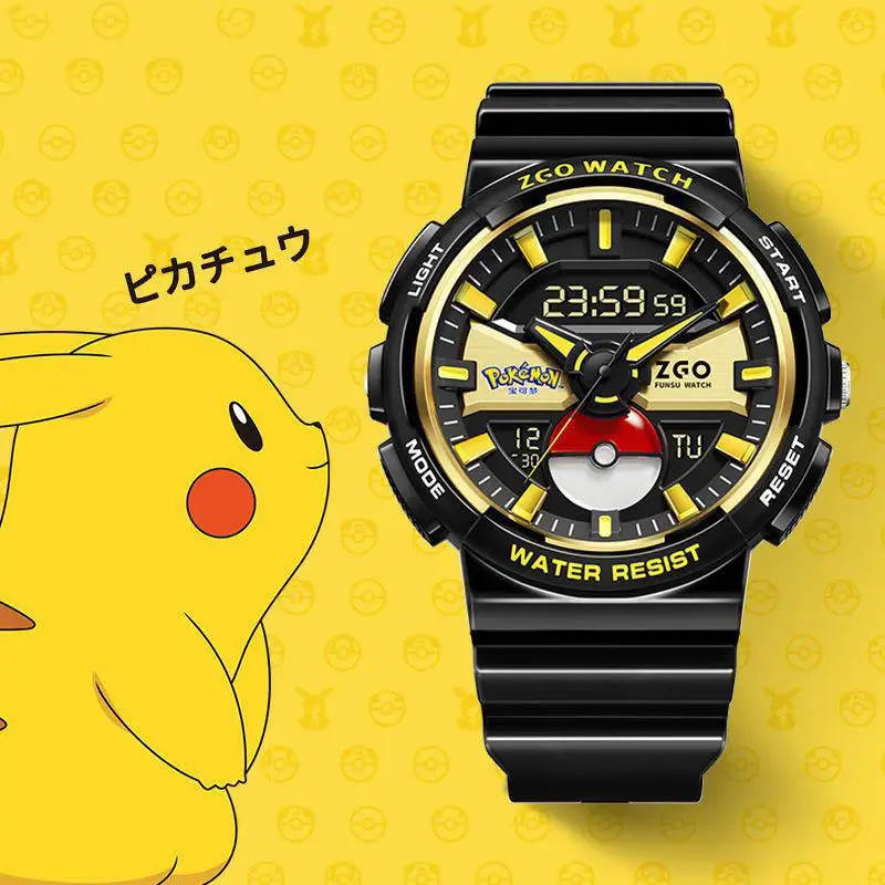 

Pokemon Pikachu Child Watch Student Sports Waterproof Digital Watch Luminous Sensitive Shockproof Fall Resistance Boyfriend Gift