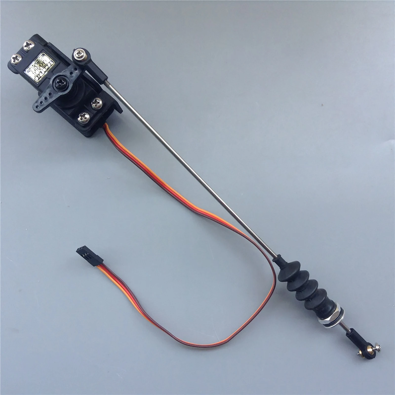 Metal Steering Gear Servo Bracket for RC Boat DIY Parts Steer Gear Sleeve Stainless Steel Pull