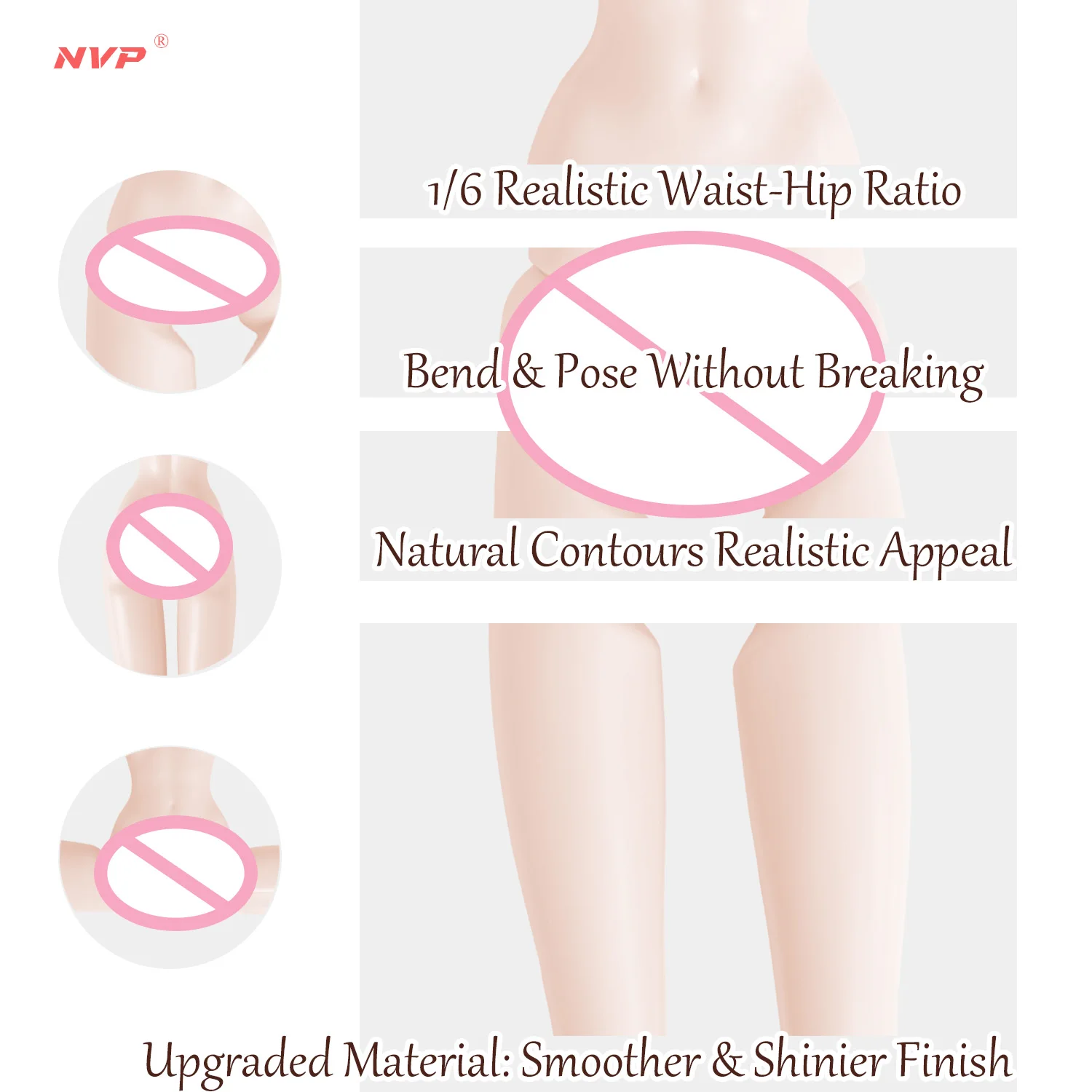 12,6 Zoll 12-Gelenk-BJD im Maßstab 1:6, realistisches wechselbares Make-up, exquisites Modell (keine Kleidung) – Detail 21