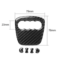 Car Steering Wheel Ring Trim Carbon Fiber Sticker Cover Decoration Auto Accessories For Audi A4 B8 8K A6 C6 4F Q5 8R Q7 4L A3 8V 5